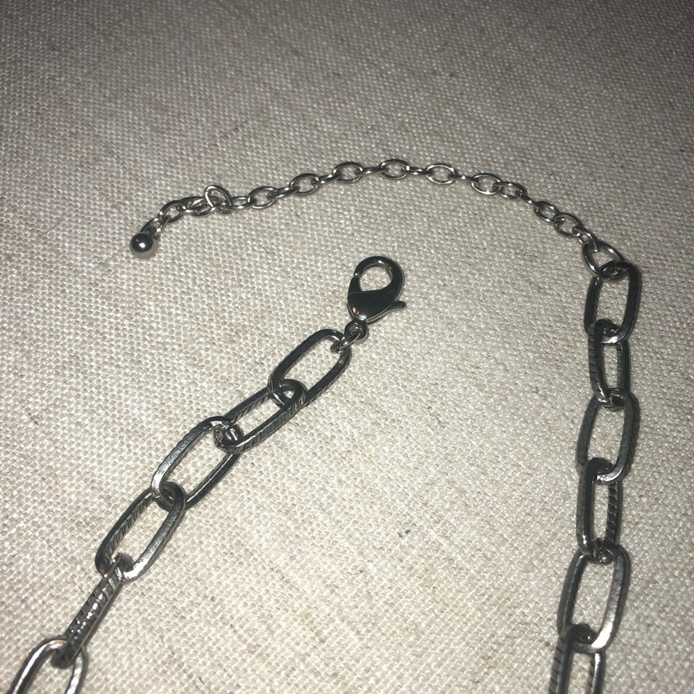 Turquoise, Stone And Silver Statement Necklace. - image 5